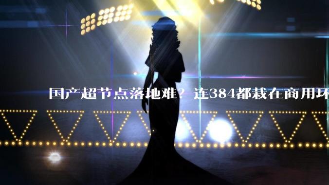 国产超节点落地难？连384都栽在商用环节！_模块_问题_模型