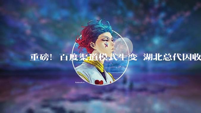 重磅！百度渠道模式生变 湖北总代因收入断流进入破产清算程序 - *