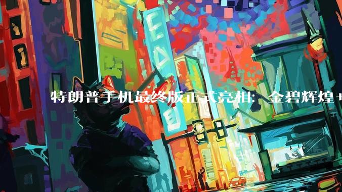 特朗普手机最终版正式亮相：金碧辉煌+爱国星条旗，仅卖三千多！_美国_苹果_制造
