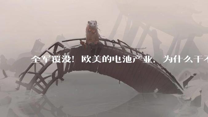全军覆没！欧美的电池产业，为什么干不过中国_Ascend_回收_材料