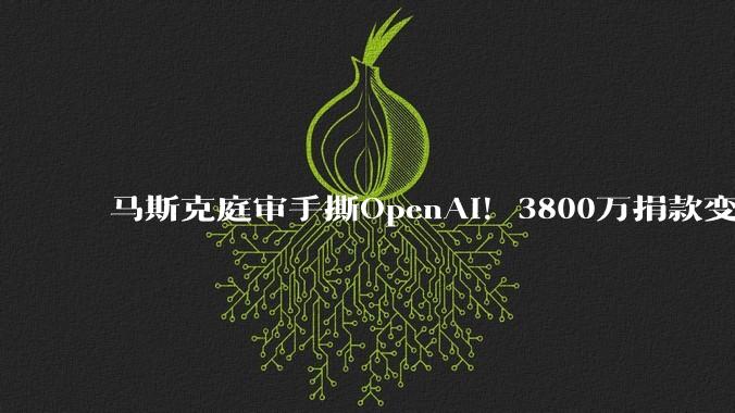 马斯克庭审手撕OpenAI！3800万捐款变「笑话」，11年理想碎了_S***itt_Musk_投资