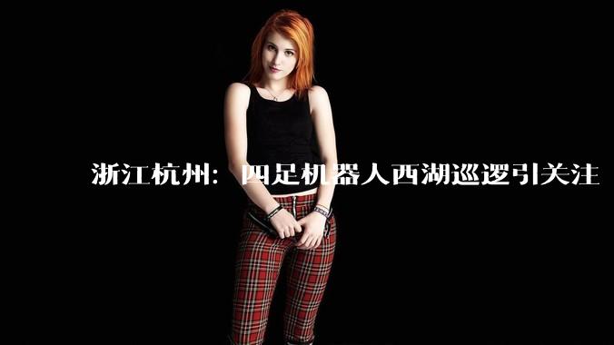 浙江杭州：四足机器人西湖巡逻引关注