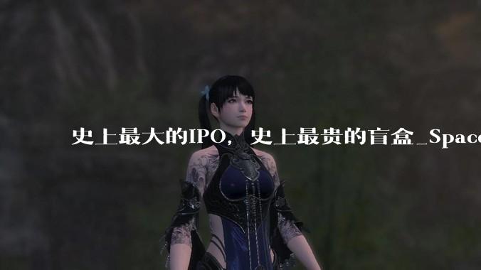 史上最大的IPO，史上最贵的盲盒_SpaceX_星链_公司