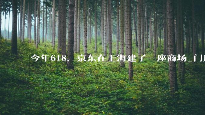 今年618，京东在上海建了一座商场_门店_消费_线下