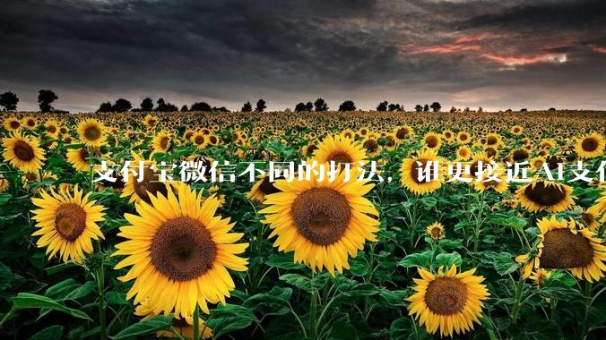 支付宝微信不同的打法，谁更接近AI支付终局？_用户_服务_对话框