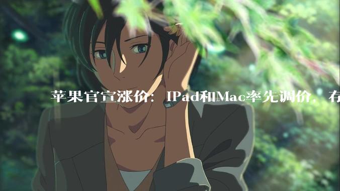 苹果官宣涨价：iPad和Mac率先调价，存储成本压力“前所未有”_消费_终端_价格