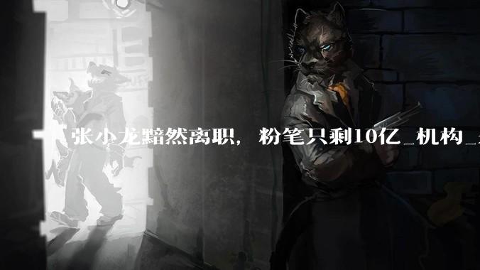 张小龙黯然离职，粉笔只剩10亿_机构_来源_竞争