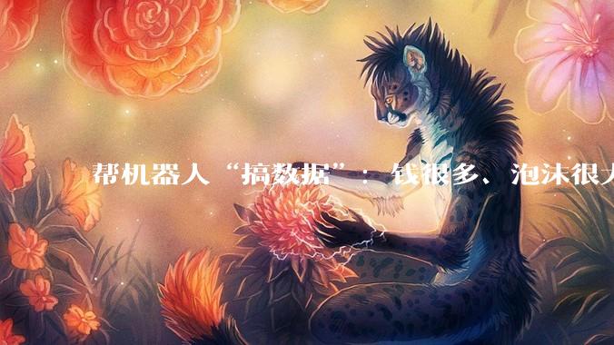 帮机器人“搞数据”：钱很多、泡沫很大_智能_仿真_本体