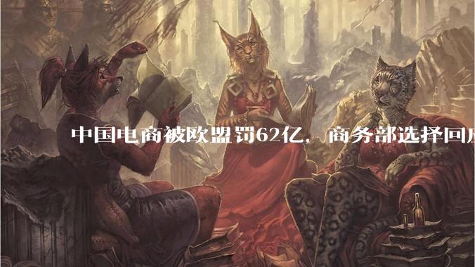 中国电商被欧盟罚62亿，商务部选择回应硬刚，这次为何不忍了？_全球化_算法_监管