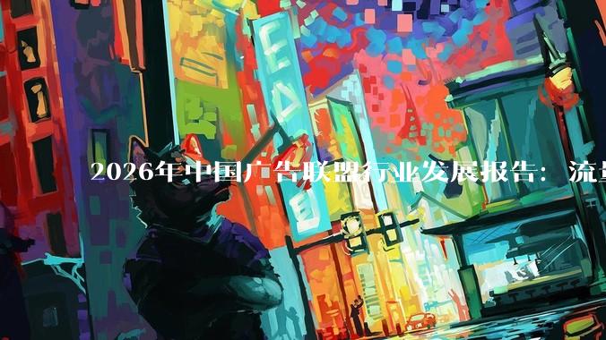 2026年中国广告联盟行业发展报告：流量红利退潮后站长还剩什么 - *