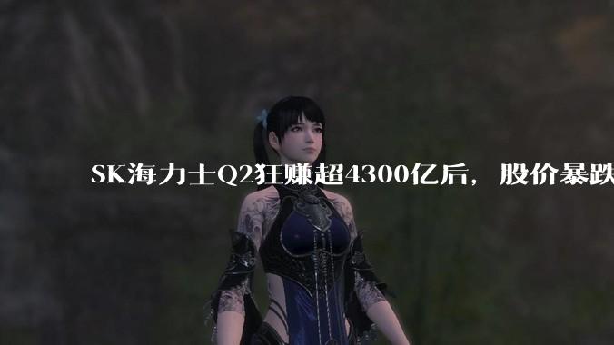 SK海力士Q2狂赚超4300亿后，股价暴跌超13%_约合_季度_产品