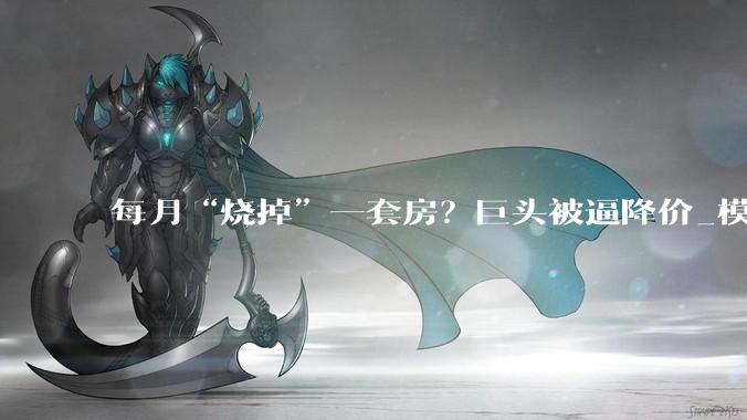 每月“烧掉”一套房？巨头被逼降价_模型_Ben_Cera
