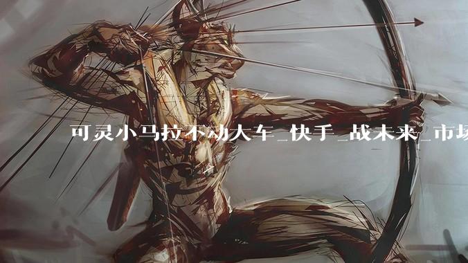 可灵小马拉不动大车_快手_战未来_市场