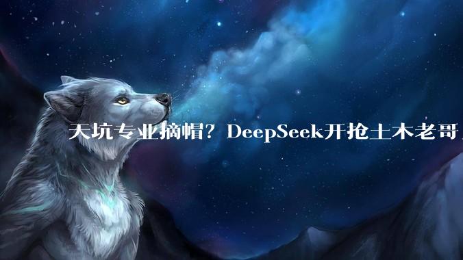 天坑专业摘帽？DeepSeek开抢土木老哥_Meta_***_相关市场