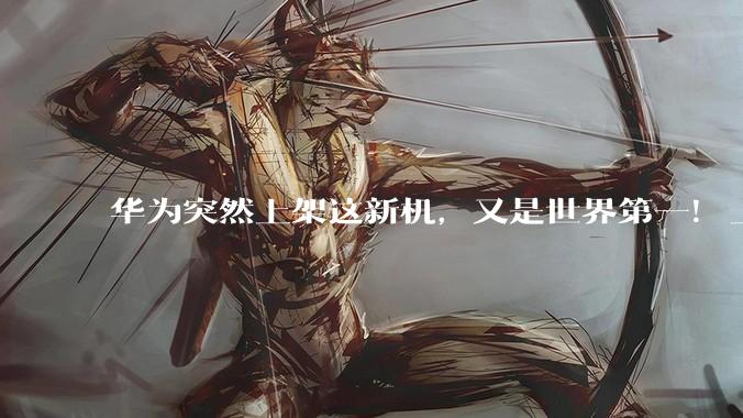 华为突然上架这新机，又是世界第一！_Pura_阔屏_View