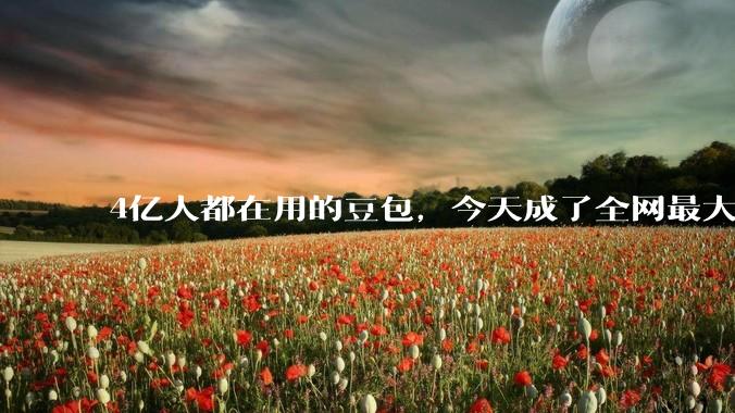 4亿人都在用的豆包，今天成了全网最大的笑话_史先生_用户_字节