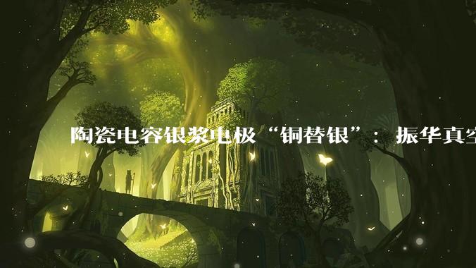 陶瓷电容银浆电极“铜替银”：振华真空双面连续溅射生产线稳定量产14年 - *