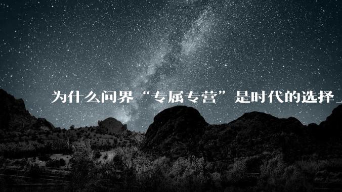 为什么问界“专属专营”是时代的选择_品牌_赛力斯_市场